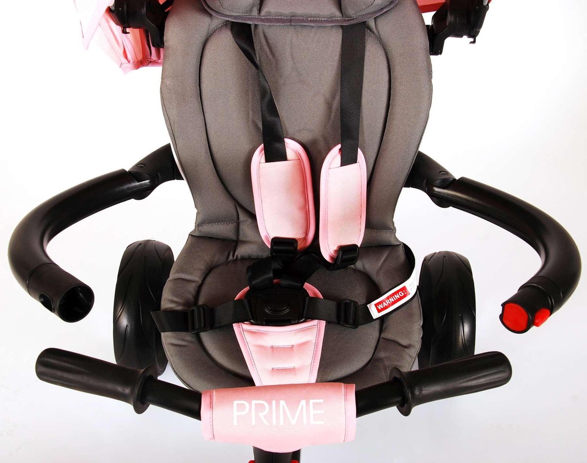 Qplay Driewieler Kind Prime 4 In 1 Meisjes/zwart - Roze