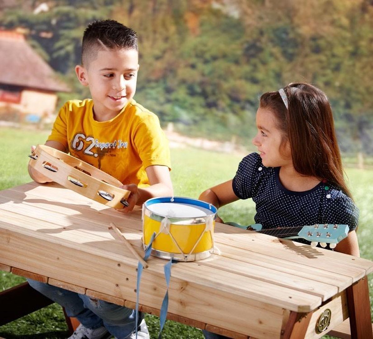 axi Zand- En Water Picknicktafel - Bruin
