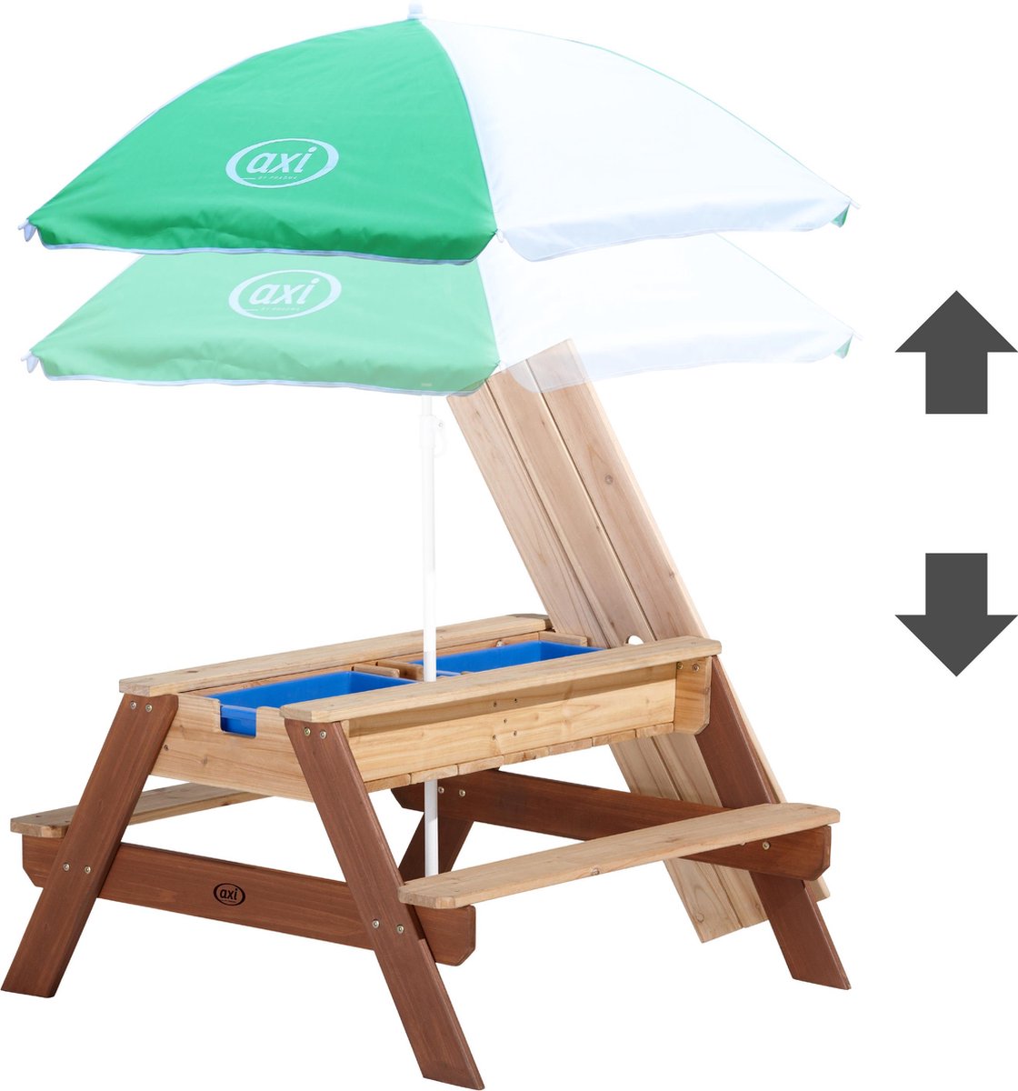 axi Zand- En Water Picknicktafel - Bruin