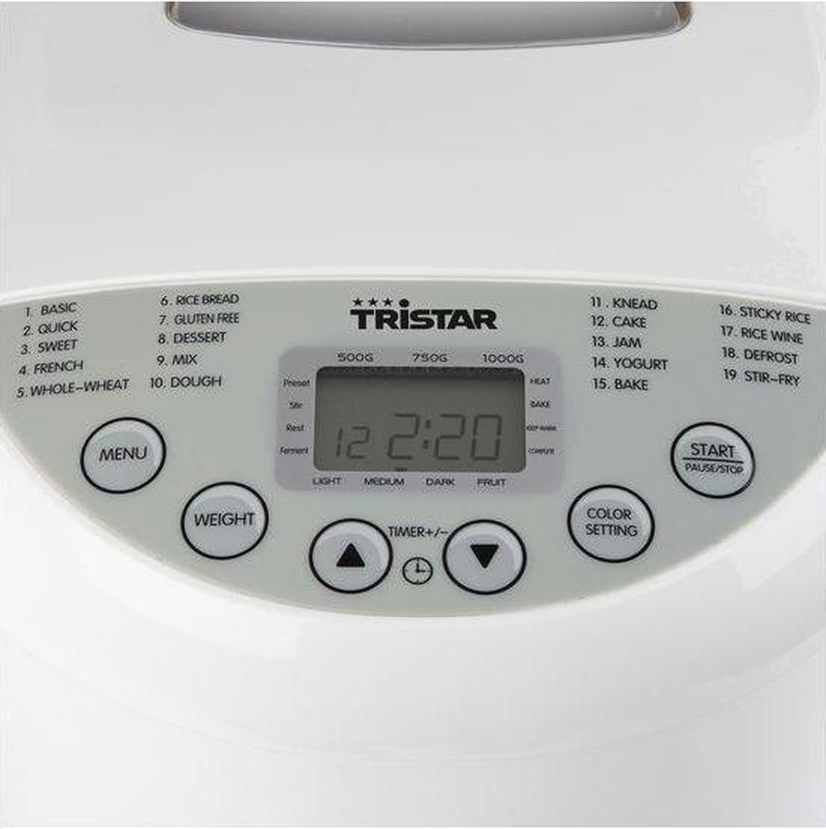 Tristar Broodbakmachine Bm-4586 - Wit