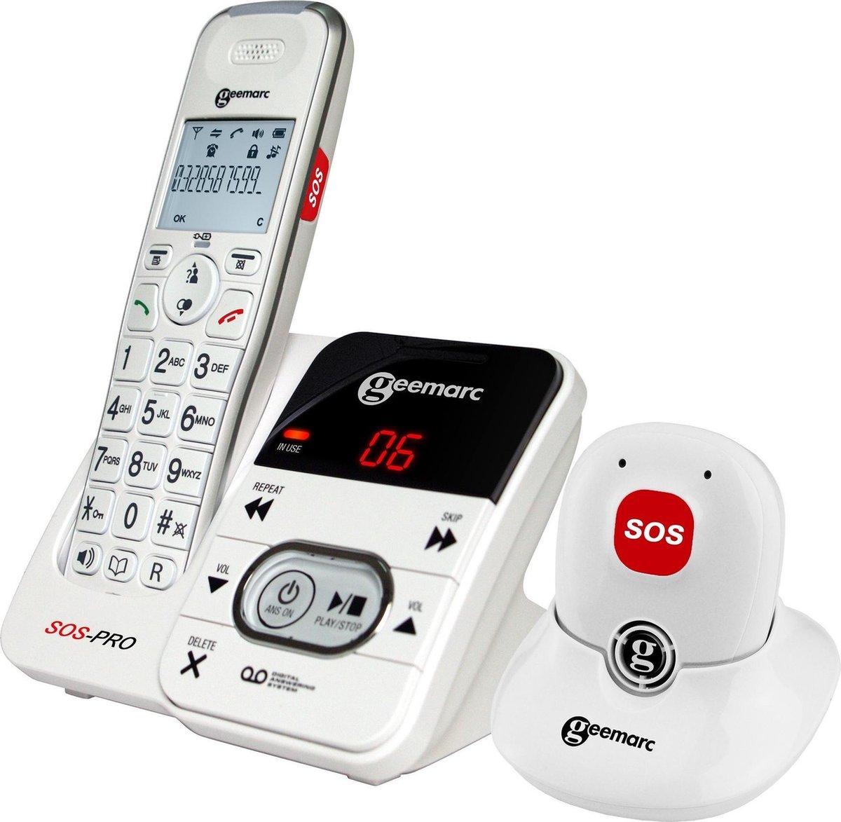 Geemarc Dect Telefoon Met Sos Alarmknop