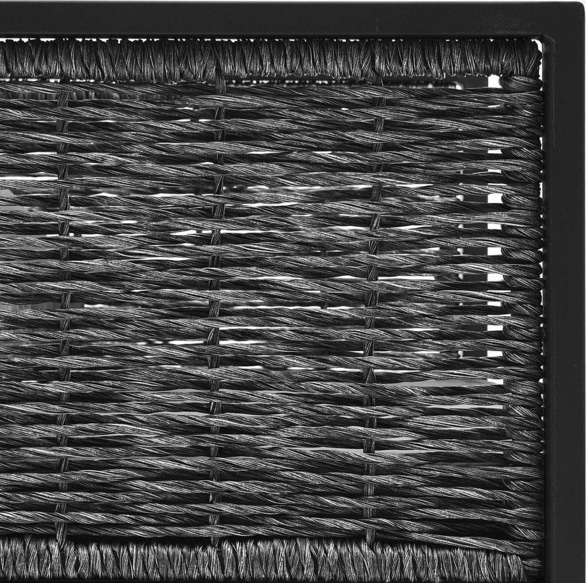 Vidaxl 5-delige Loungeset Met Kussens Poly Rattan Antraciet - Grijs