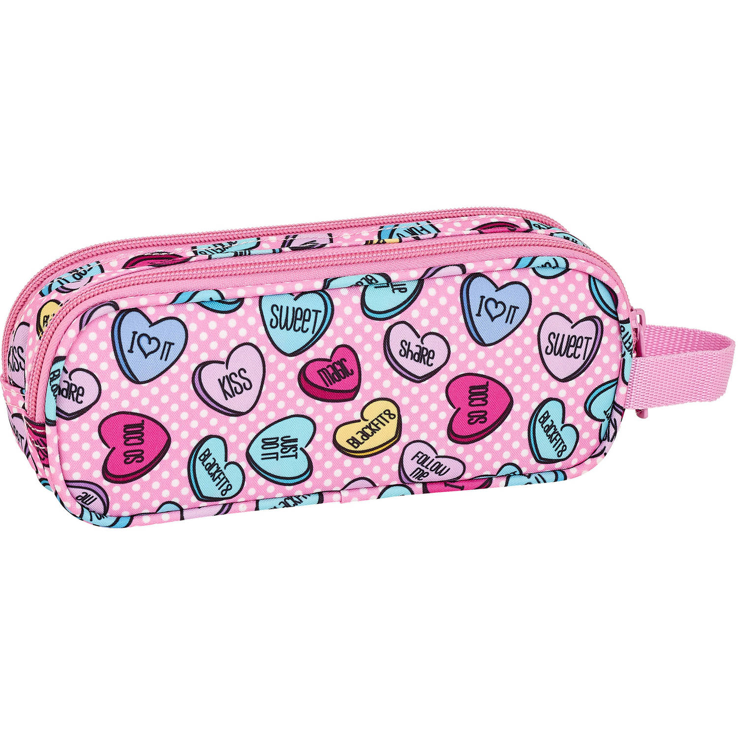 Blackfit8 Sweet Heart - Etui - 21 X 8 Cm - - Roze