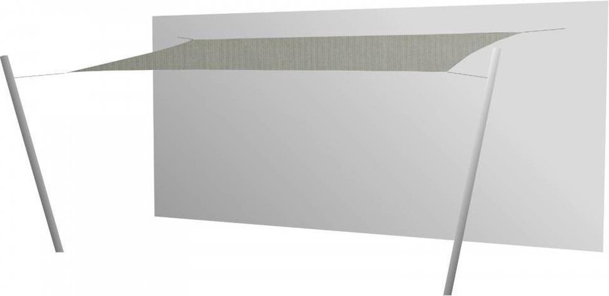 Umbrosa Ingenua Schaduwzeil Rechthoek 3x4 M Solidum Grey - Grijs