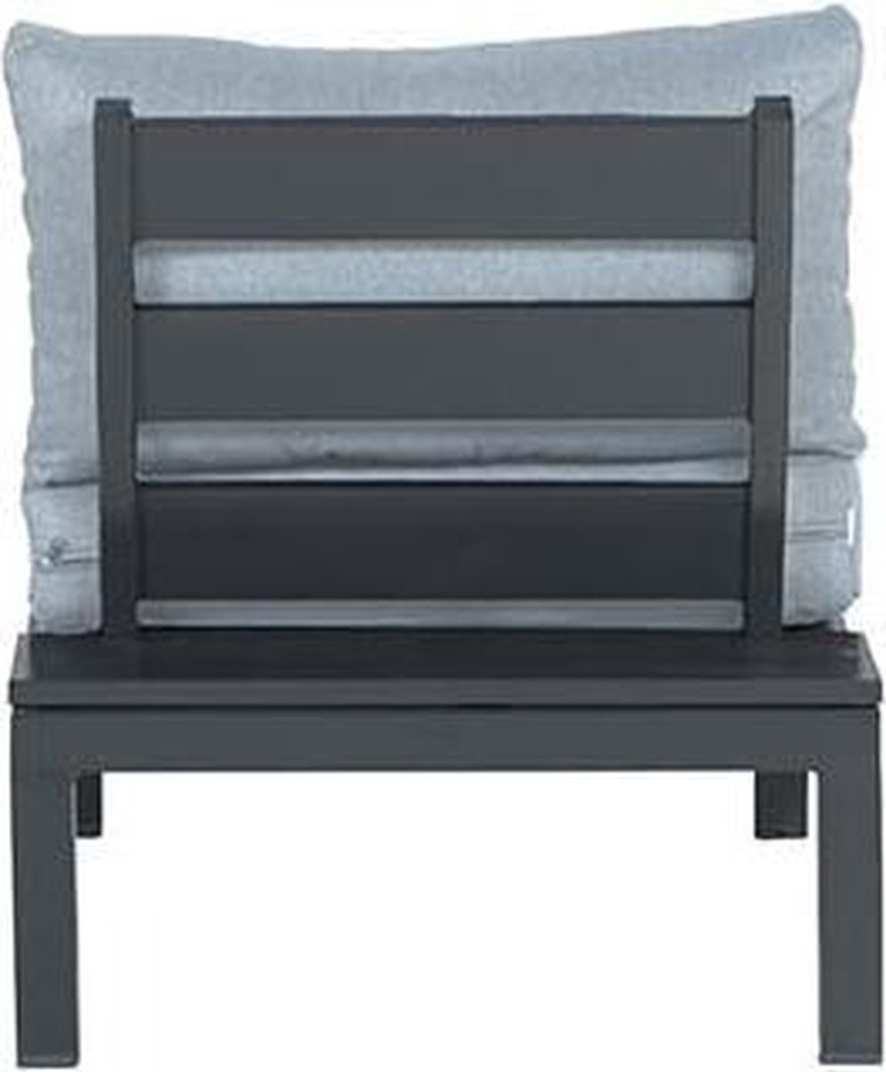 Garden Impressions Annabella Lounge Fauteuil - Carbon Black/ Mint Grey