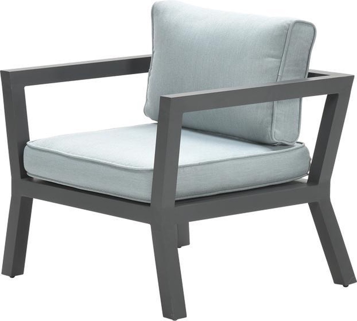 Garden Impressions Colorado Lounge Fauteuil - Carbon Black/ Mint Grey