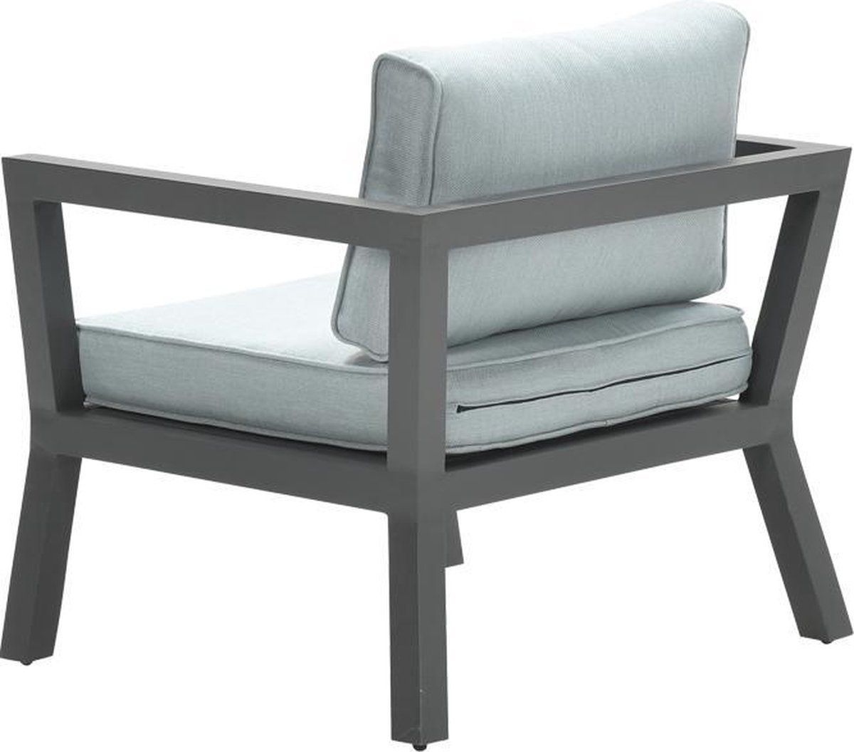 Garden Impressions Colorado Lounge Fauteuil - Carbon Black/ Mint Grey