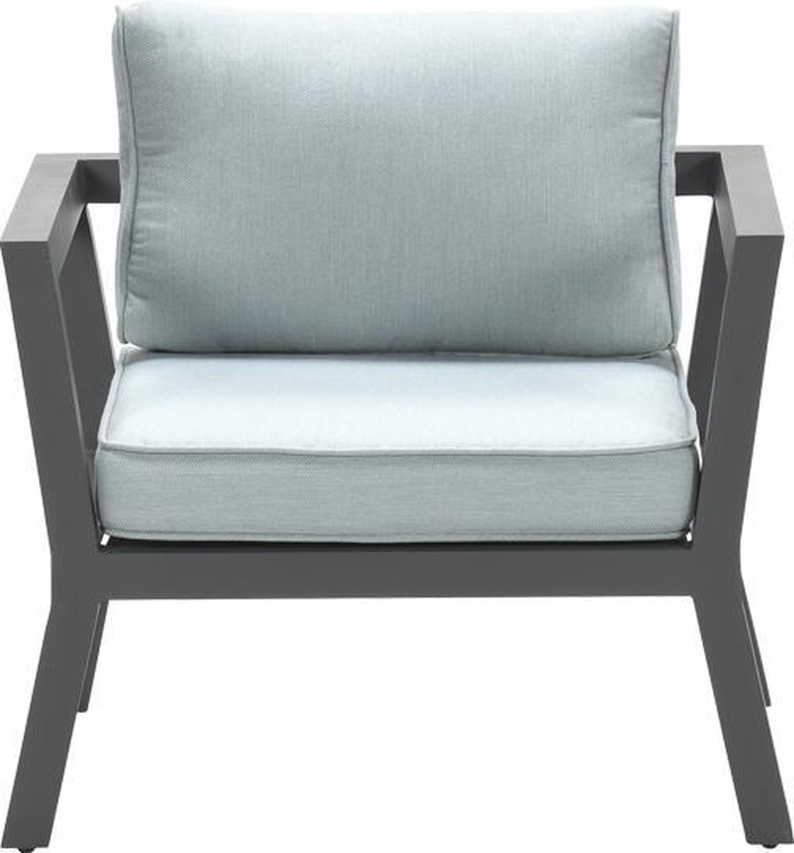 Garden Impressions Colorado Lounge Fauteuil - Carbon Black/ Mint Grey