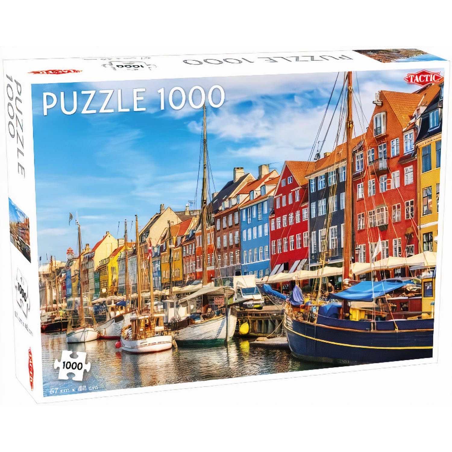 Tactic Legpuzzel Nothern Stars Nyhavn 67 Cm Karton 1000 Stukjes