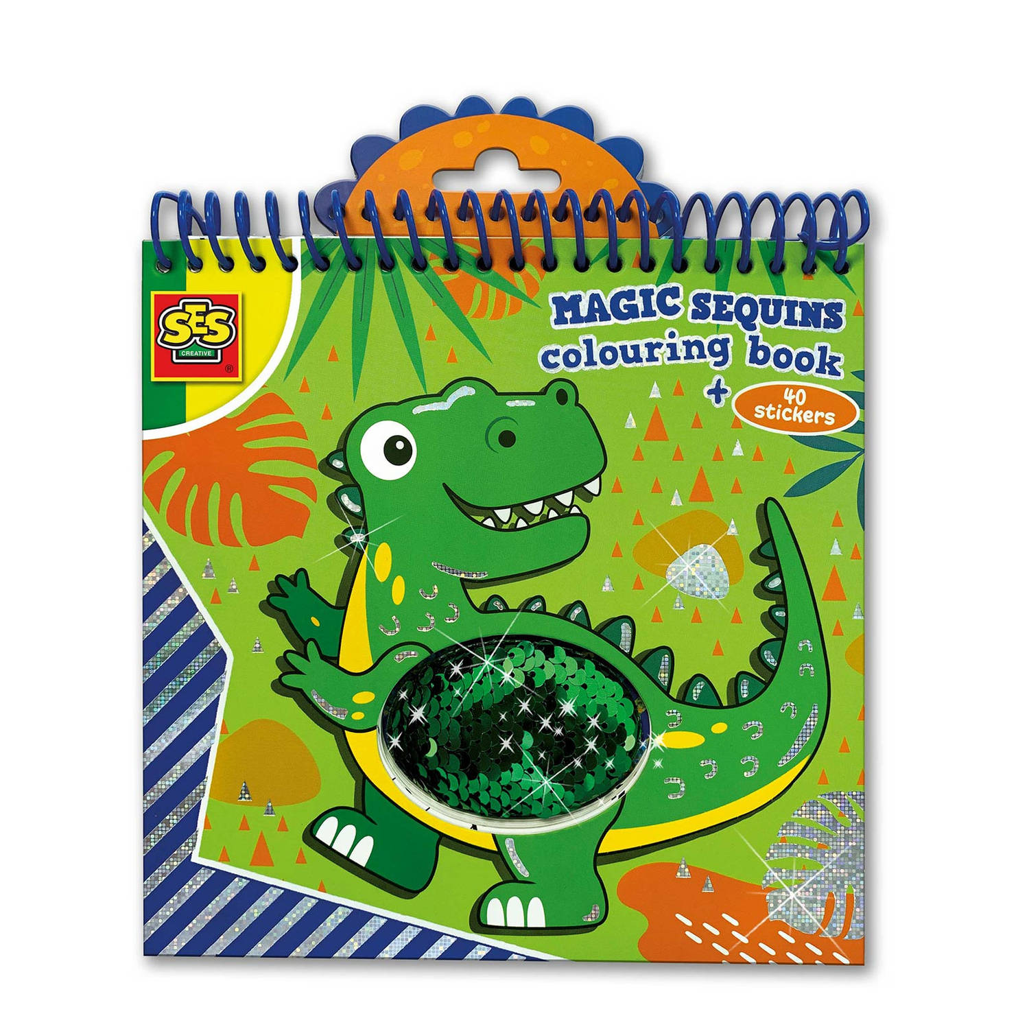 Ses Kleurboek Magic Junior 19 X 20 Cm Papier/blauw - Groen