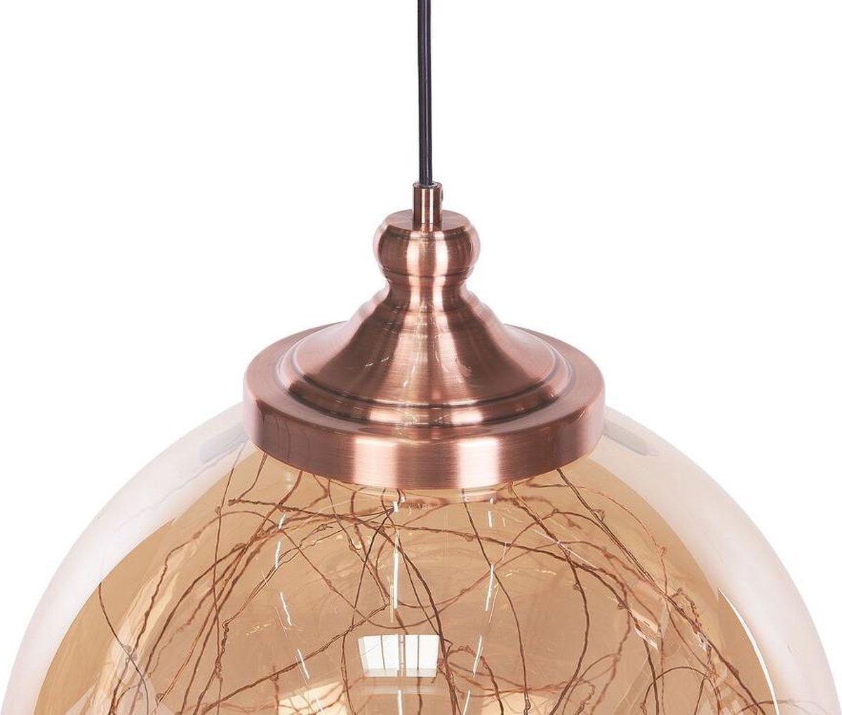 Beliani Beni Hanglamp Glas 40 X 40 Cm