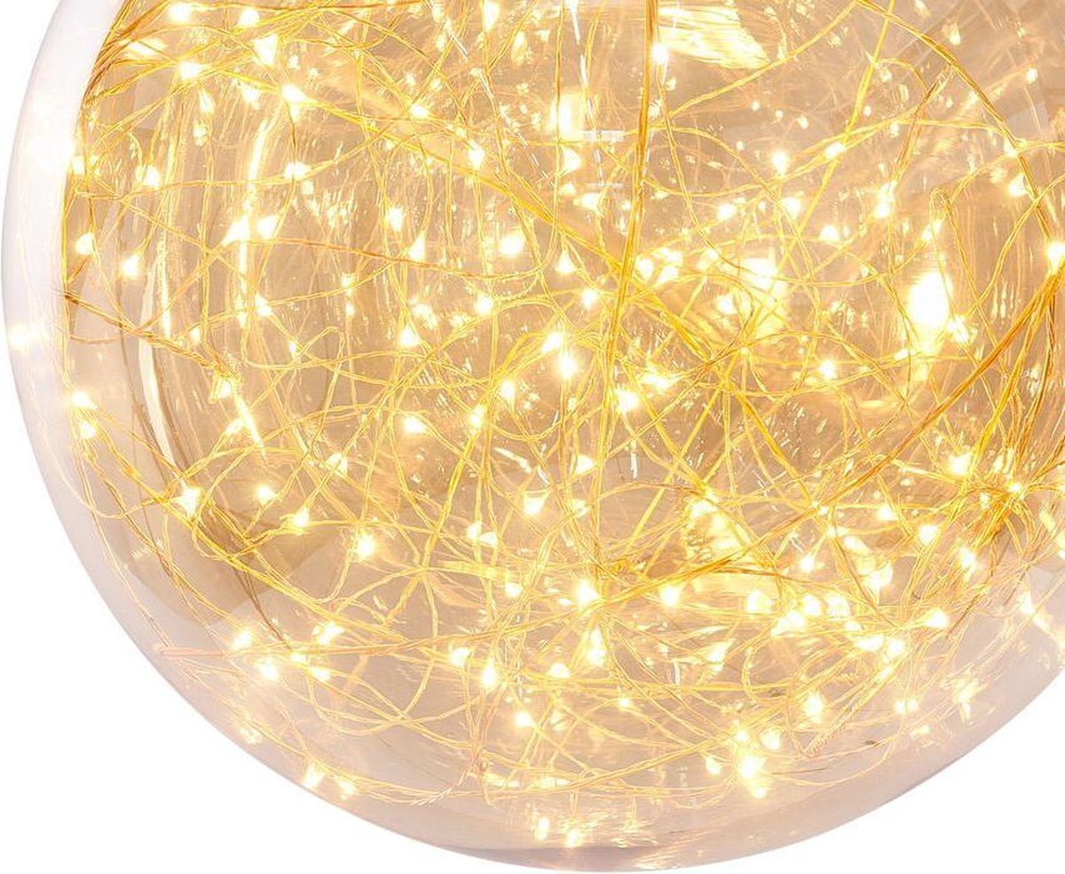 Beliani Beni Hanglamp Glas 40 X 40 Cm