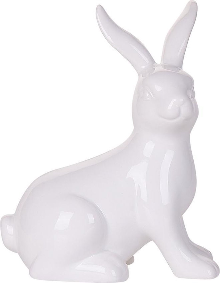 Beliani Moriuex Decofiguur Keramiek 10 X 17 Cm - Blanco