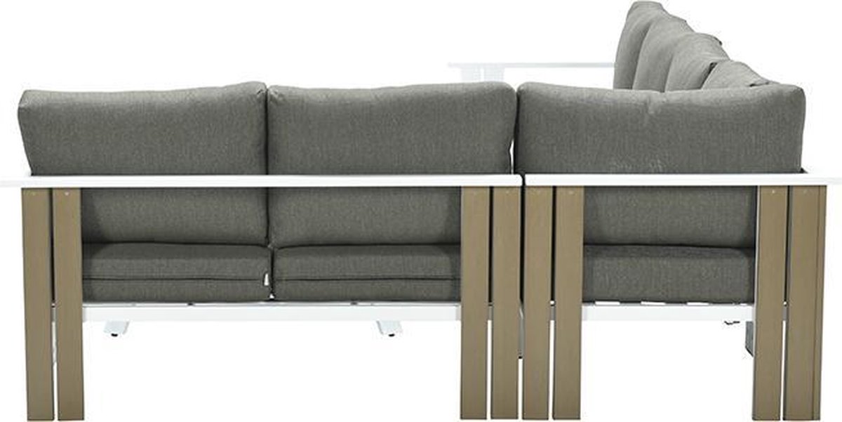 Garden Impressions Brady Lounge Dining Set 5-delig - - Wit