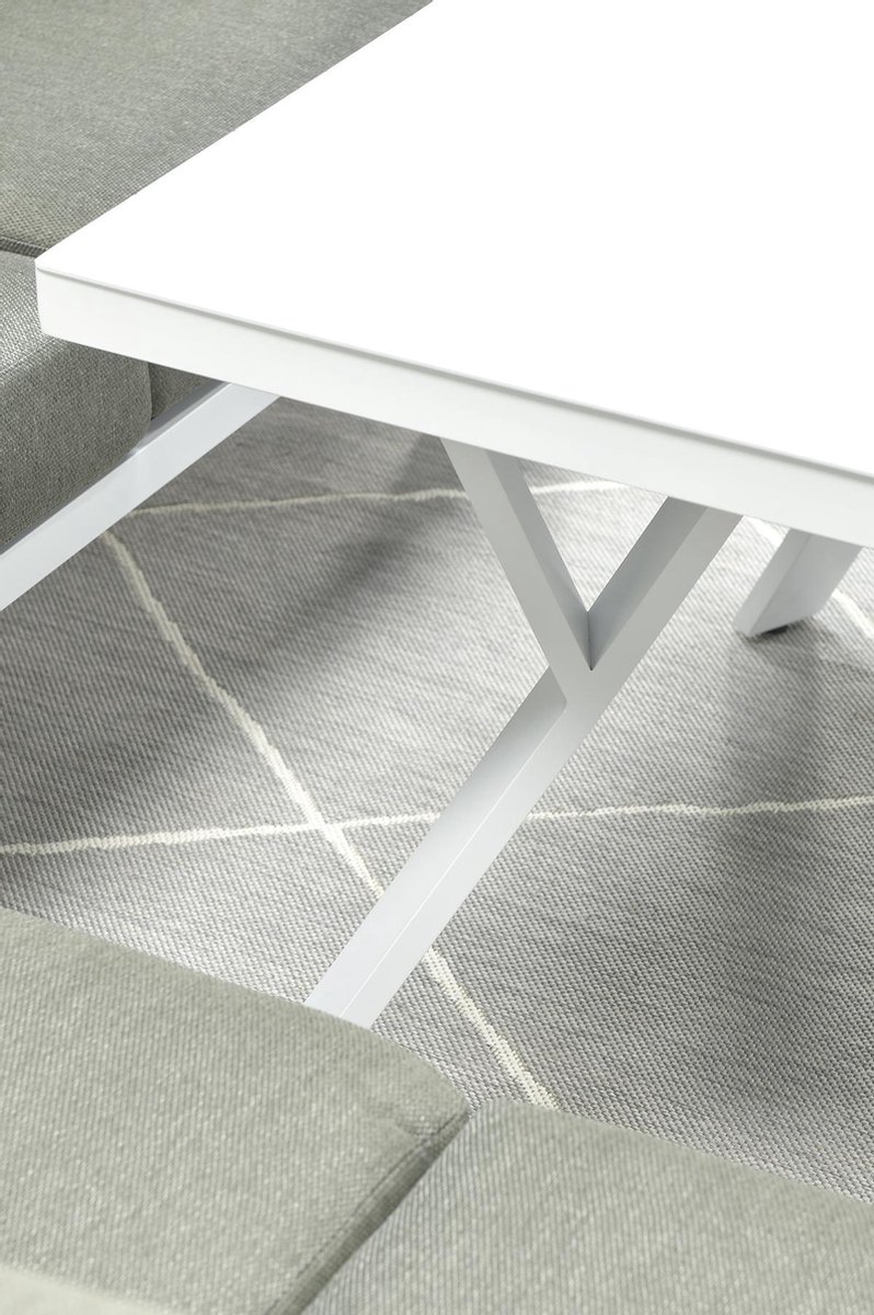 Garden Impressions Brady Lounge Dining Set 5-delig - - Wit