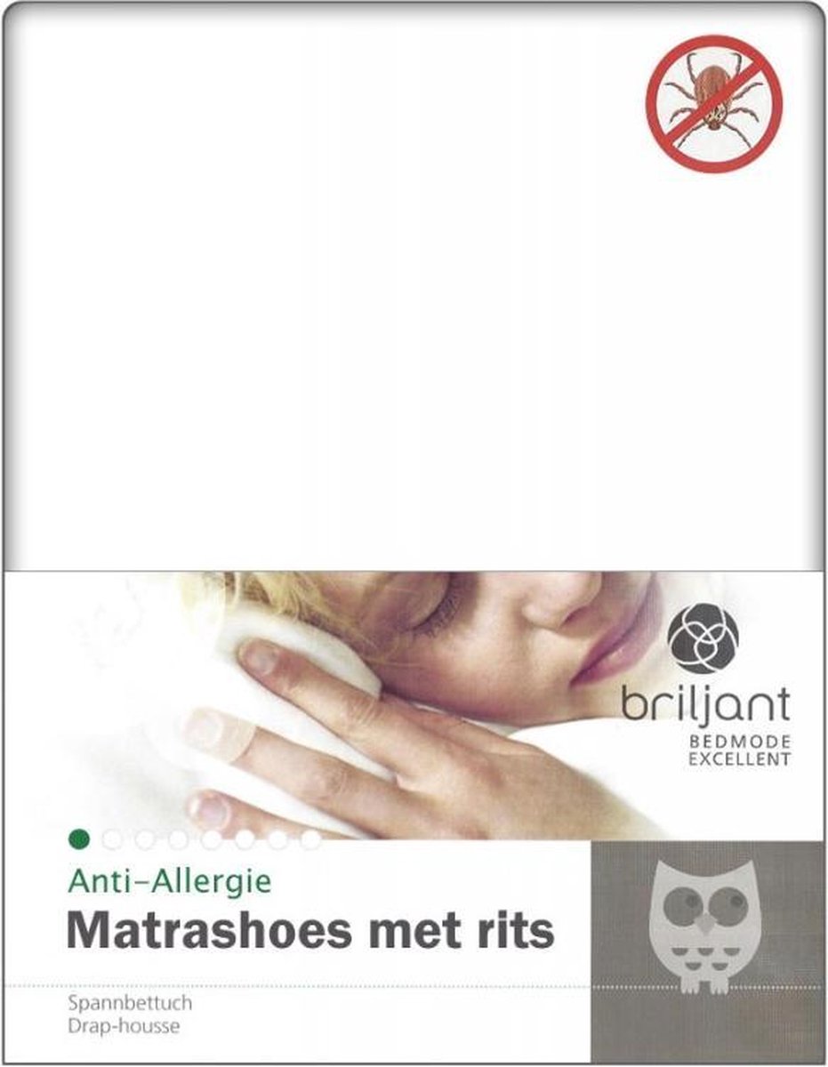 Briljant Matrasvernieuwer/beschermer Anti Allergie Evolon (15cm)-70 X 150 Cm