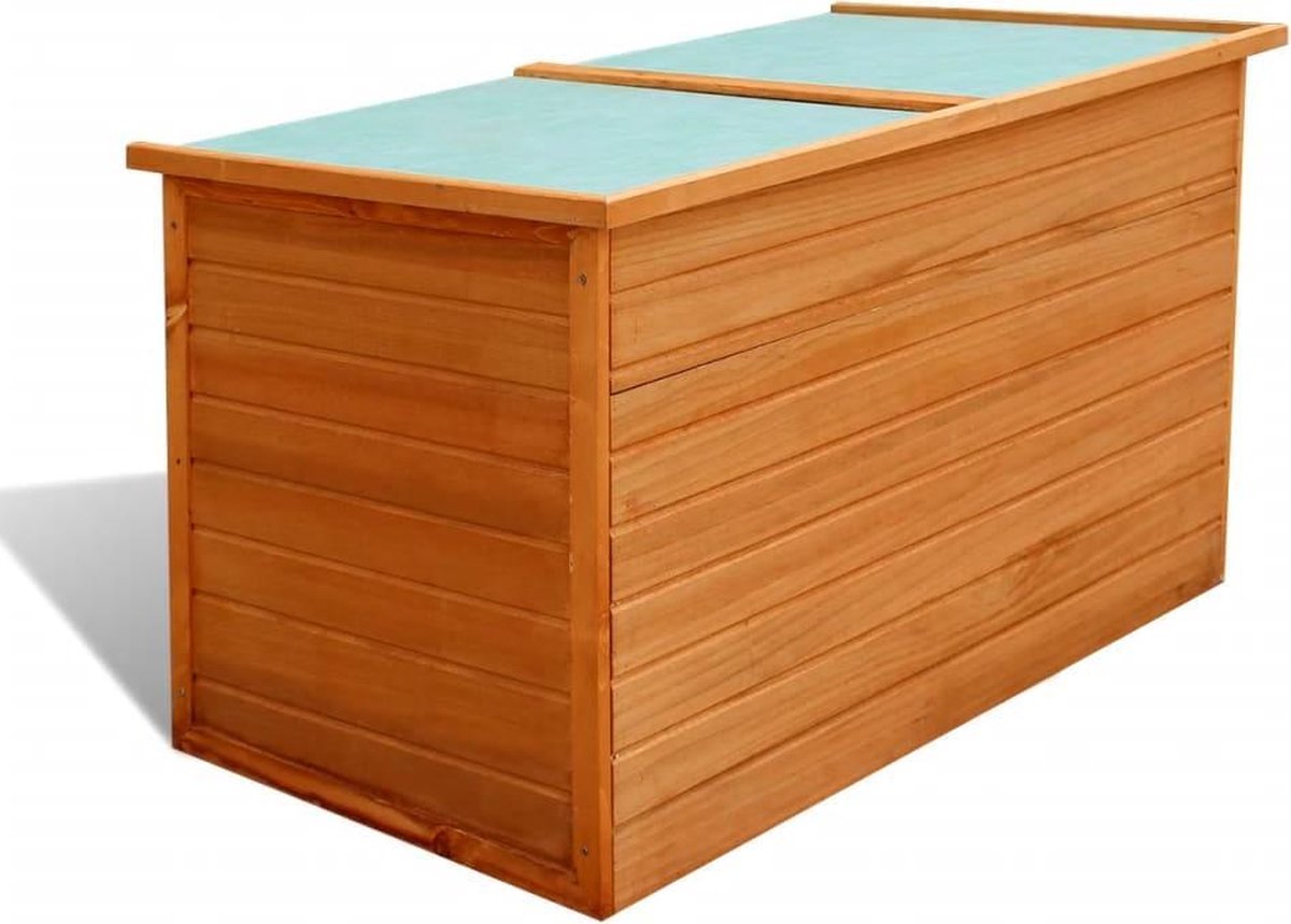 Vidaxl Tuinbox 126x72x72 Cm Hout - Bruin