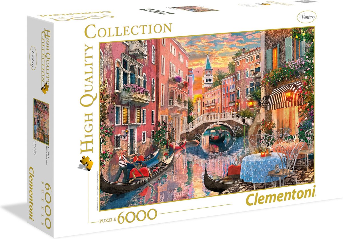 Clementoni Puzzel Venetië Zonsondergang 6000 Stukjes