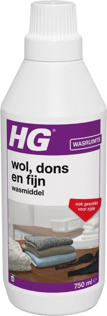 Hg Wol, Dons En Fijn Speciaal Wasmiddel Voor Tere Weefsels - 750 ml