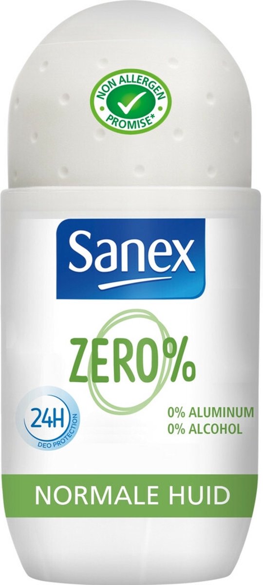 Sanex Zero% Normale Huid Deodorant Deoroller 50ml