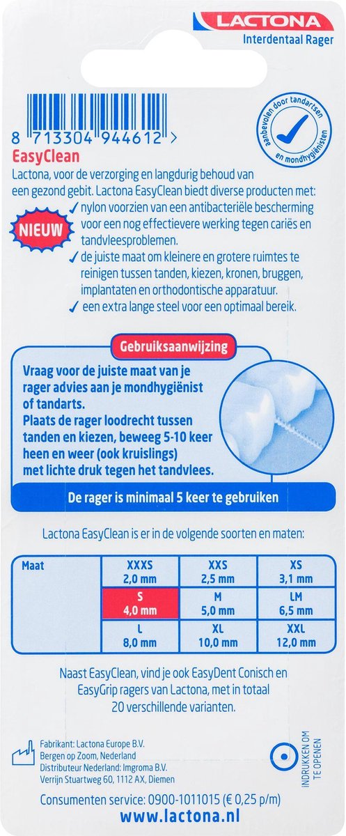Lactona Interdental Cleaners Small - 8 stuks