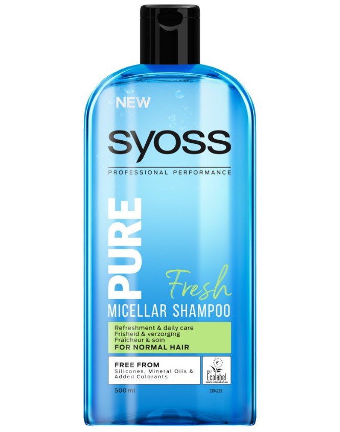 Syoss Shampoo Micellar Pure Fresh - 500 ml