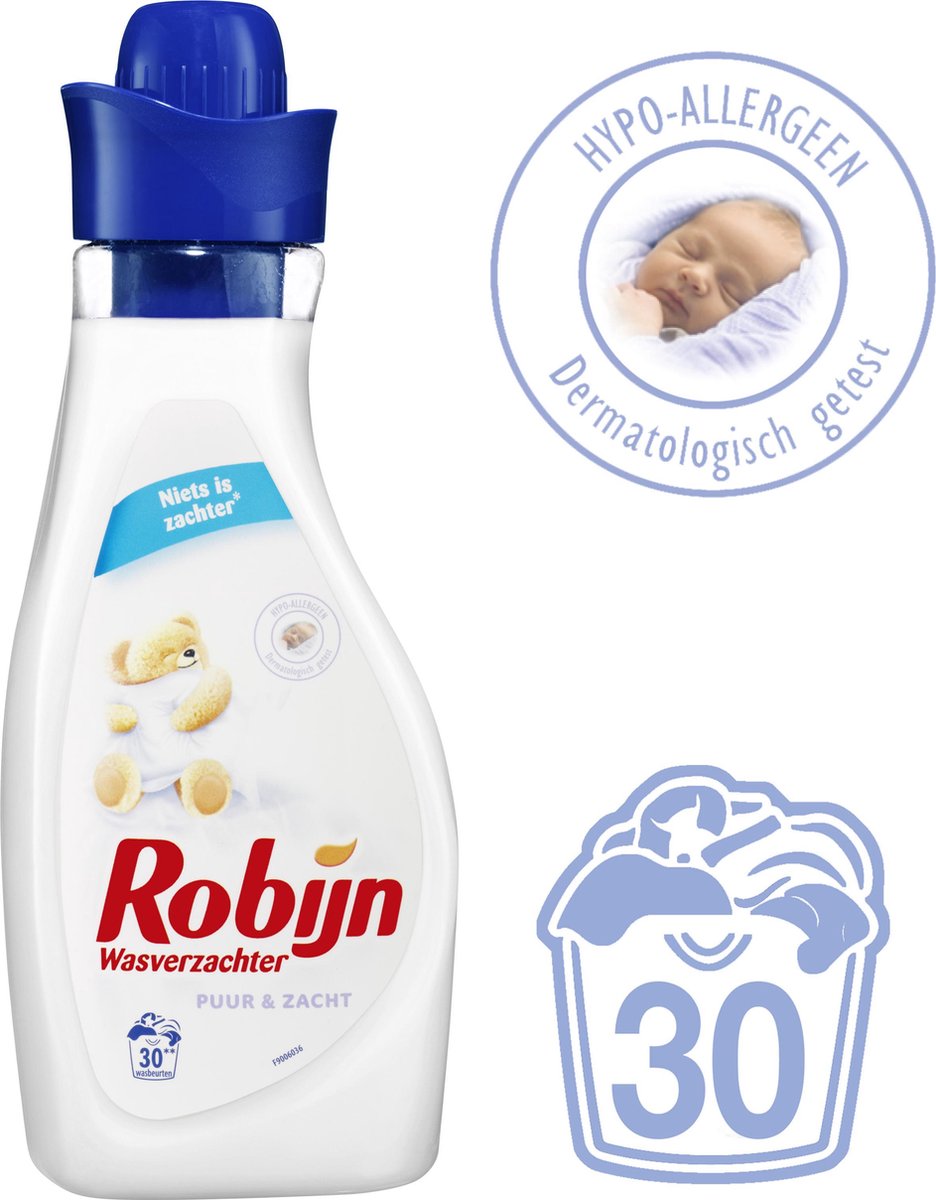 Robijn Wasverzachter - Puur & Zacht 30 wasbeurten