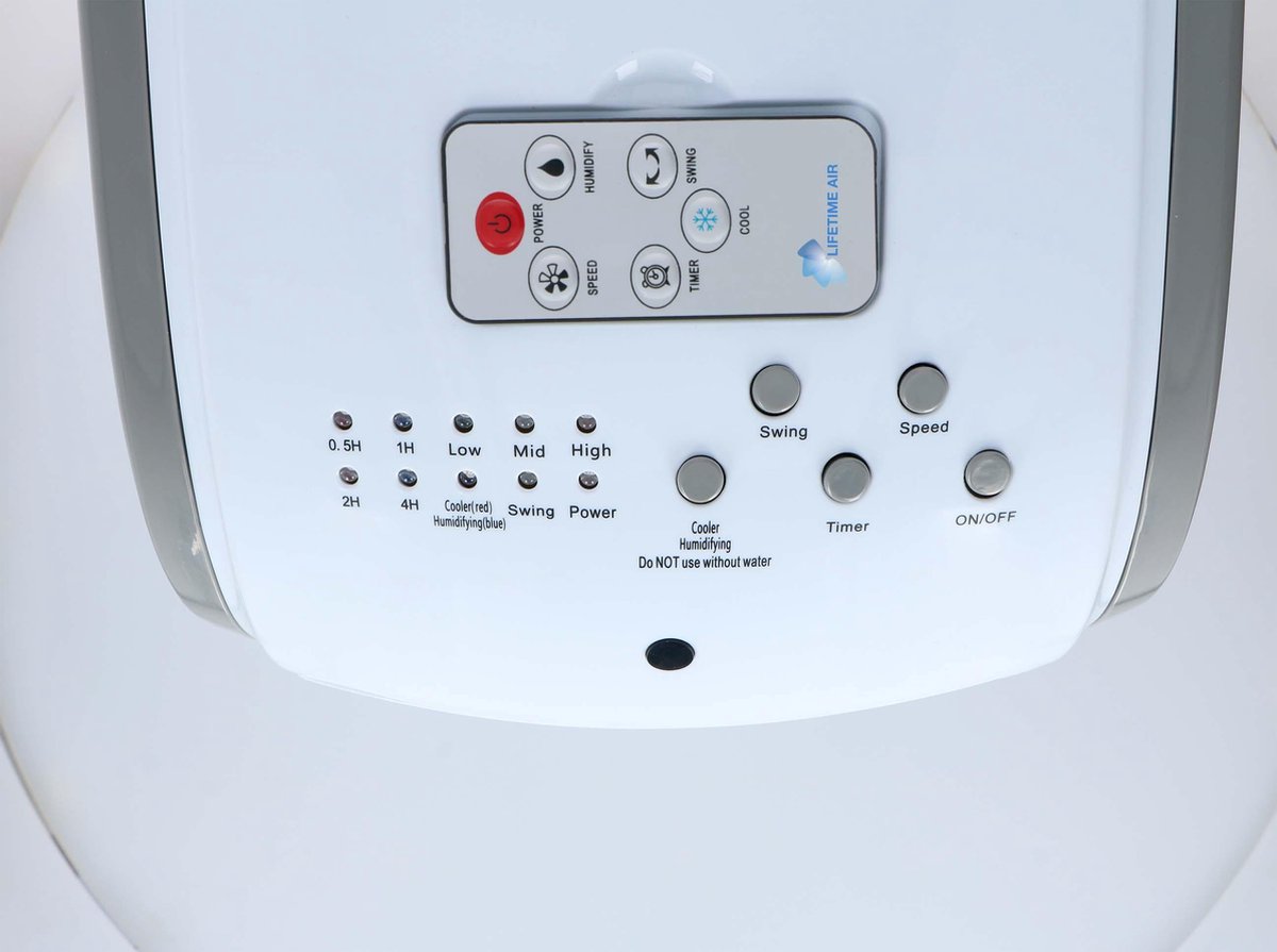 Lifetime Aircooler 3 Snelheden - 63W - Wit