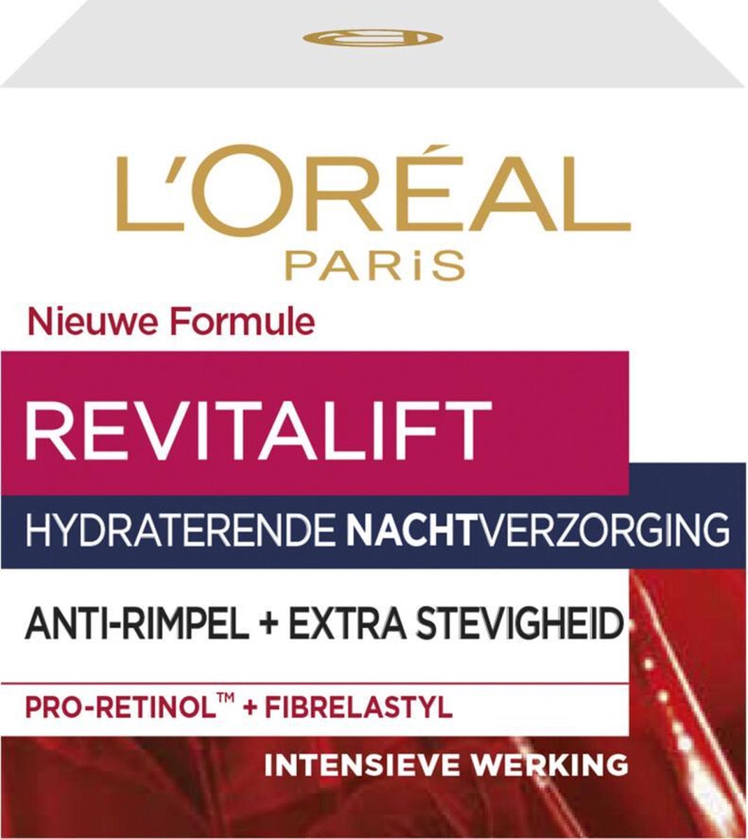 L'Oréal Nachtcrème - Revitalift Hydraterende - 50 ml.