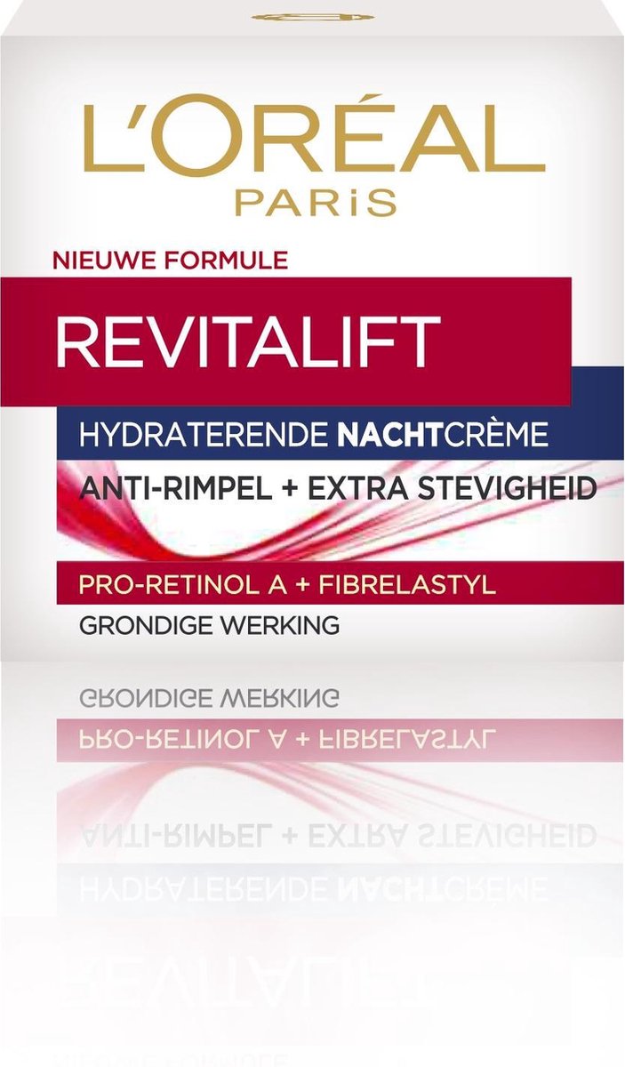 L'Oréal Nachtcrème - Revitalift Hydraterende - 50 ml.