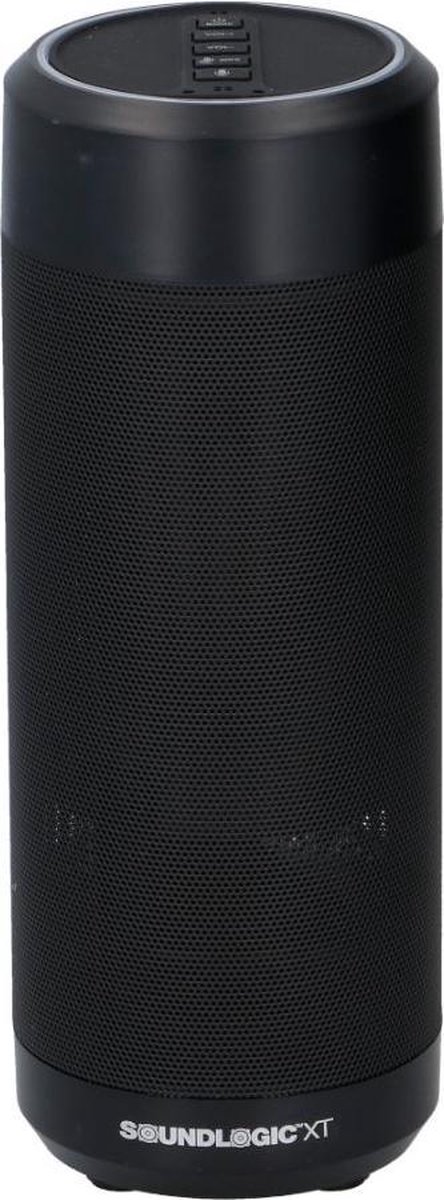 SoundLogic Stem Bestuurbare / Slimme Bluetooth Speaker - 28,5 x 13,7 x 10 cm - Zwart