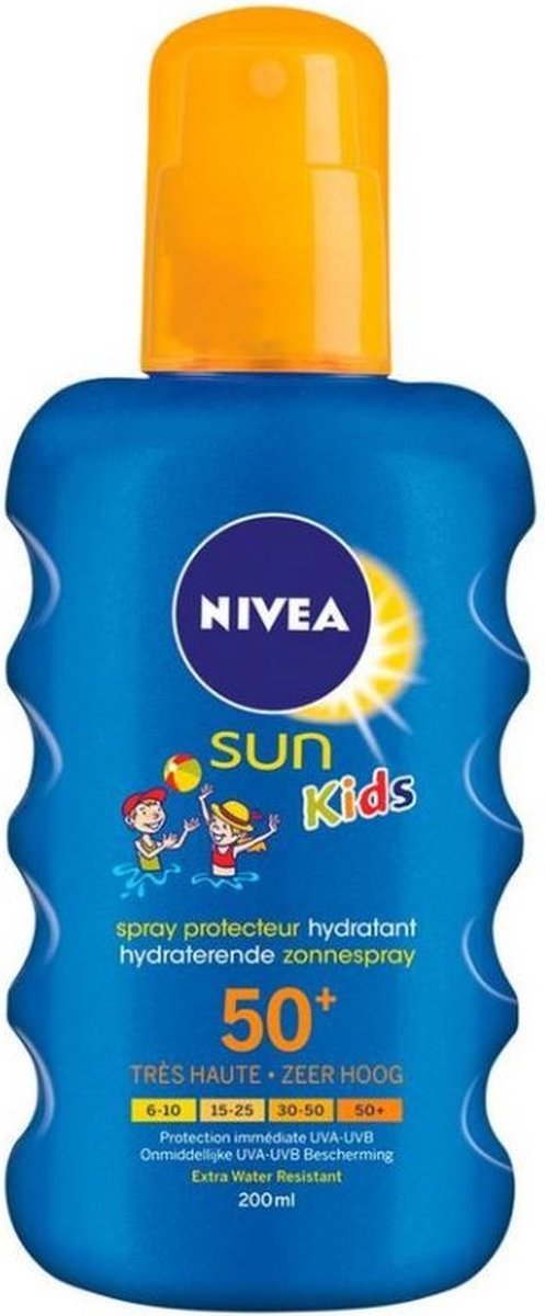 Nivea Sun Kids Zonnespray - Hydraterend SPF50+ - 200 ml