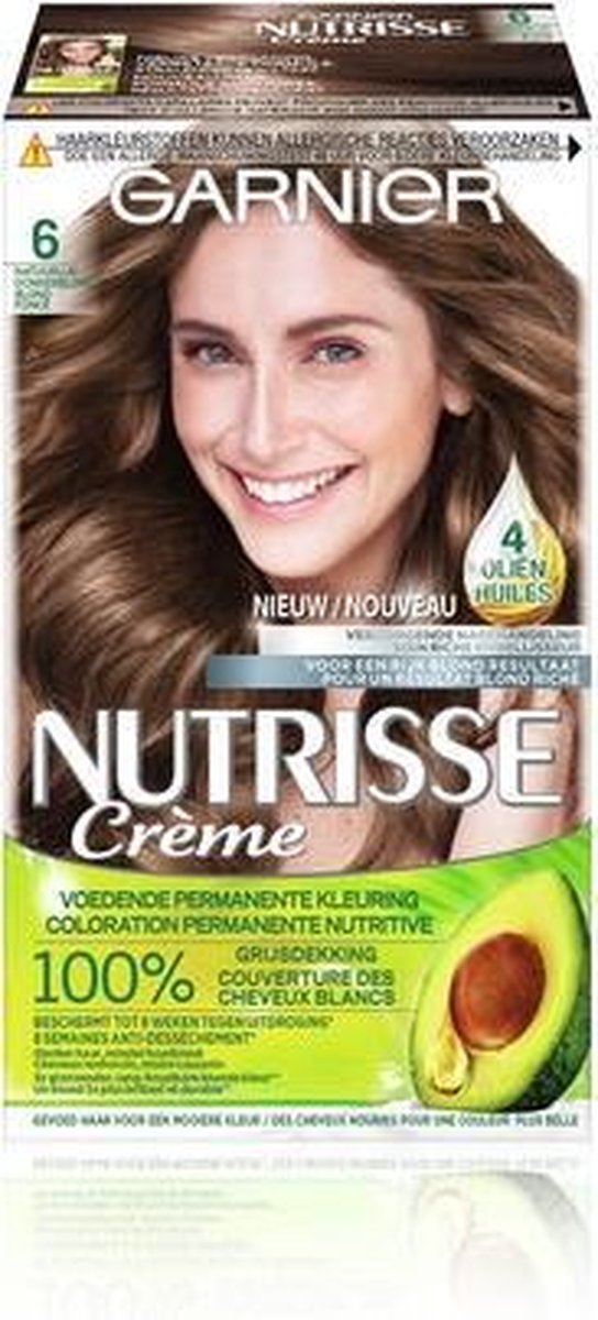 Garnier Nutrisse Crème Haarkleuring 60 - Natuurlijk Donkerblond