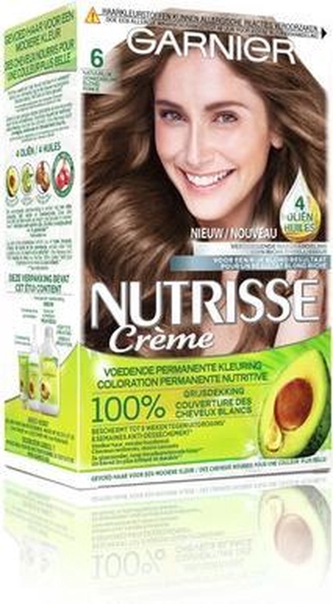 Garnier Nutrisse Crème Haarkleuring 60 - Natuurlijk Donkerblond