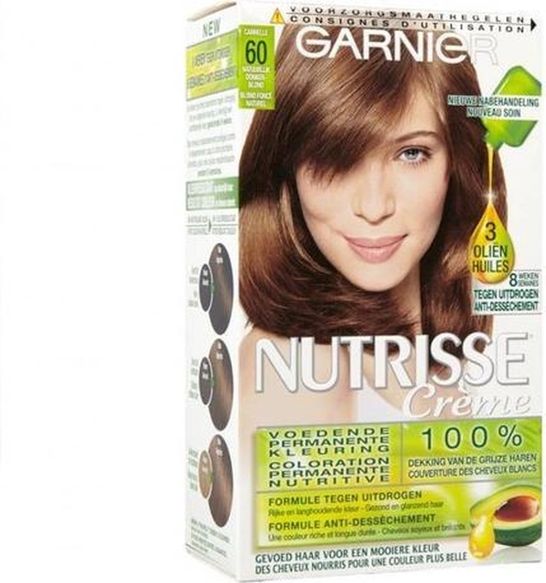 Garnier Nutrisse Crème Haarkleuring 60 - Natuurlijk Donkerblond