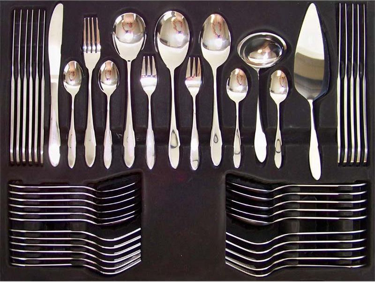 Excellent Houseware Bestekset RVS - 60 Delig - Silver