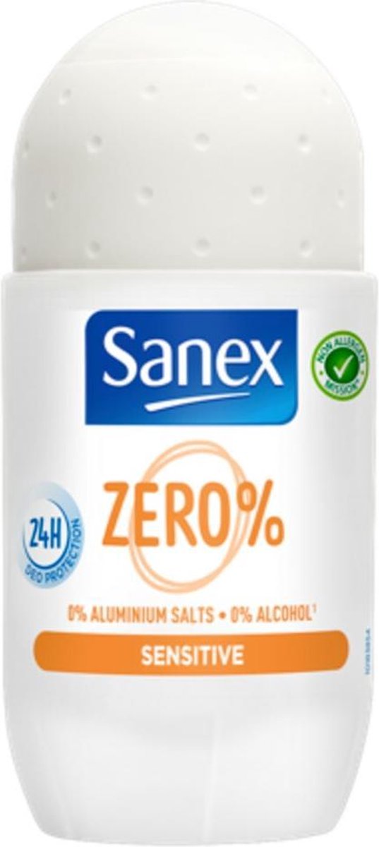 Sanex Roll-on 0% Sensitive - 50 ml