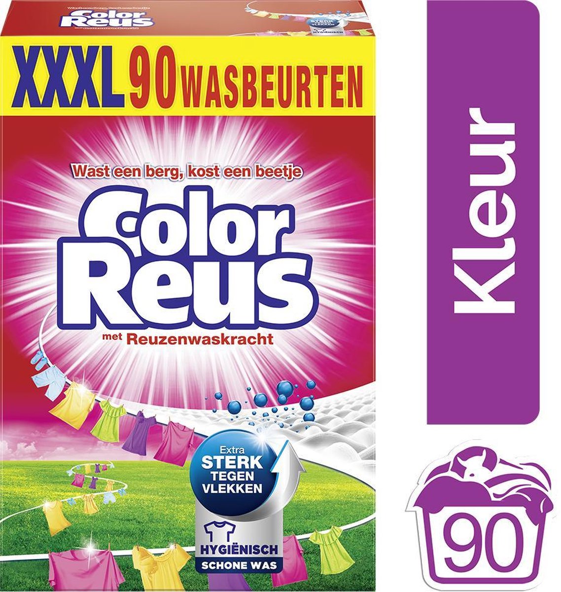 Witte Reus Color Reus Waspoeder - 90 Wasbeurten