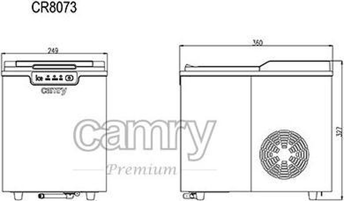 Camry CR 8073 IJsblokjesmachine