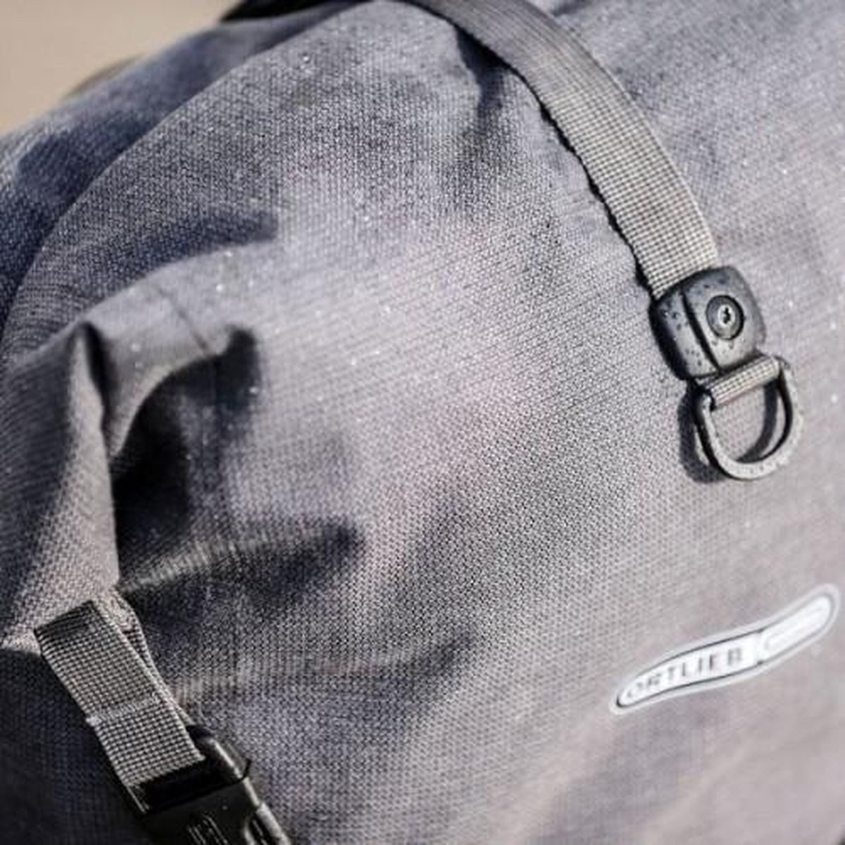 Ortlieb Back-Roller Urban Line Enkele Fietstas Middengrijs/ - Zwart