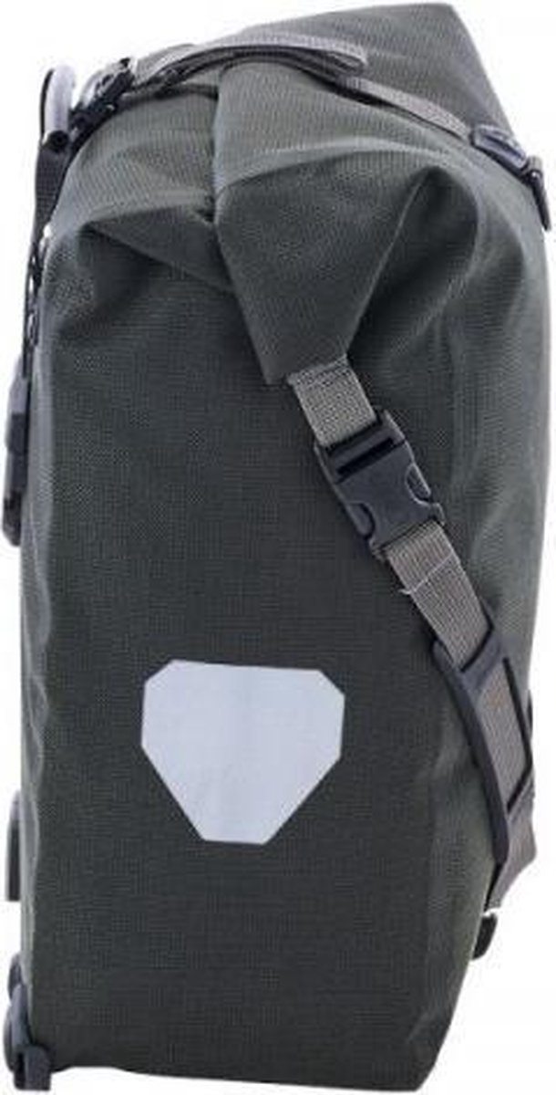 Ortlieb Back-Roller Urban Line Enkele Fietstas Middengrijs/ - Zwart