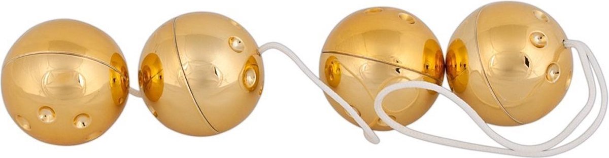 You2Toys kleurige Vagina Balletjes - Goud
