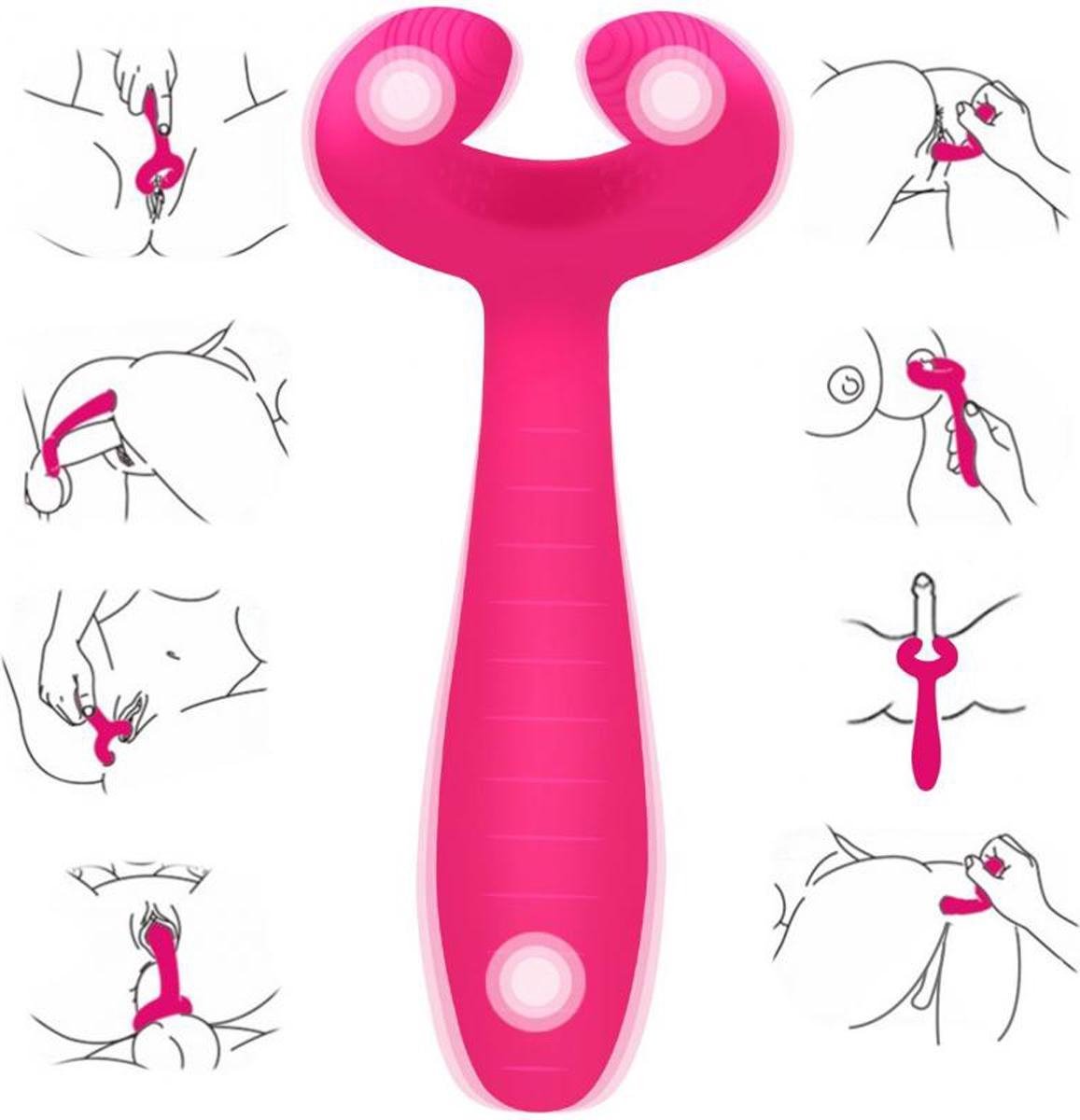 Teazers Pair Vibrator - Roze