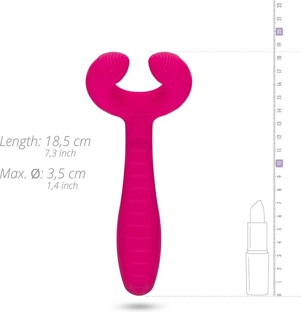 Teazers Pair Vibrator - Roze