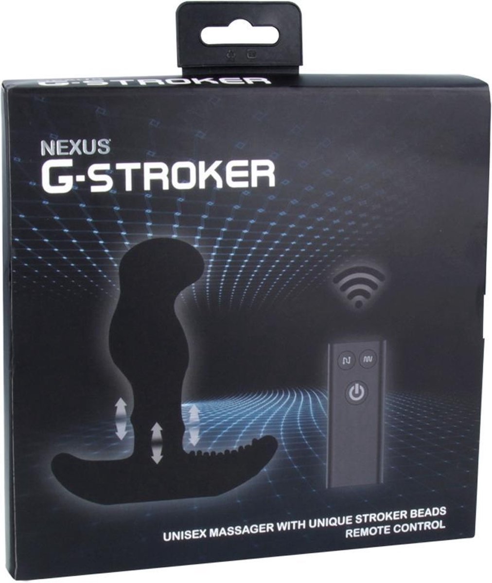 Nexus G Stroker G-spot/Prostaatstimulator Met Kralen - Zwart