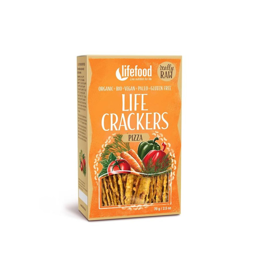 Lifefood Life crackers pizza 70 gram