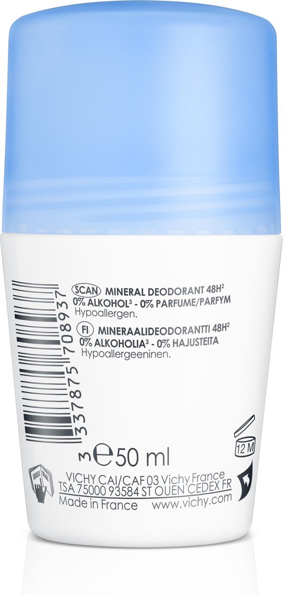 Vichy Mineraal Deodorant Roller - 50 ml