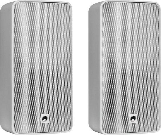 Omnitronic ODP-206T 6 inch 11 Volt installatiespeaker set, wit