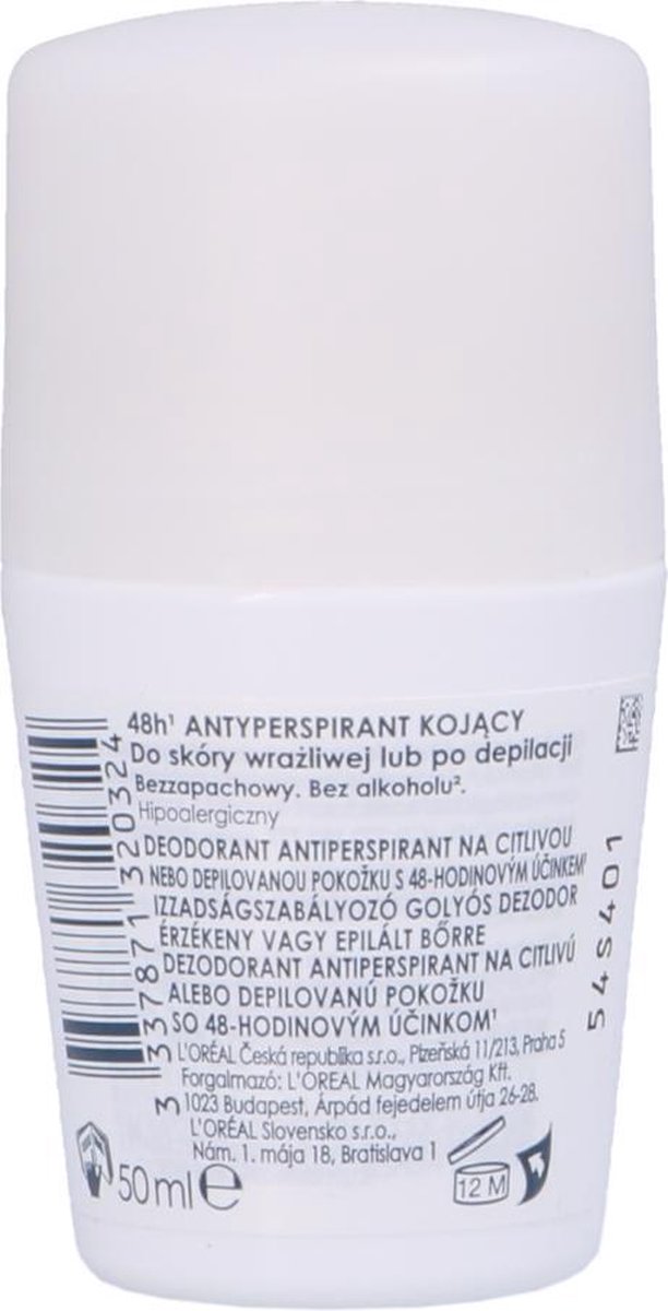 Vichy Anti-transpiratie Deodorant 48u voor de gevoelige of geëpileerde huid - roller 50ml