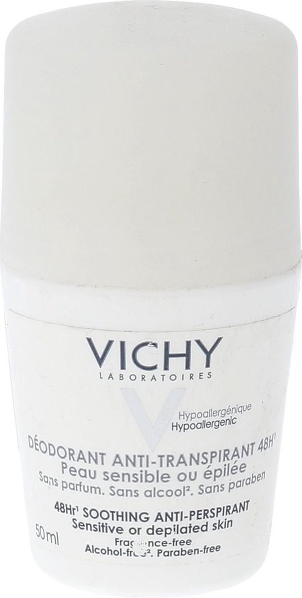Vichy Anti-transpiratie Deodorant 48u voor de gevoelige of geëpileerde huid - roller 50ml